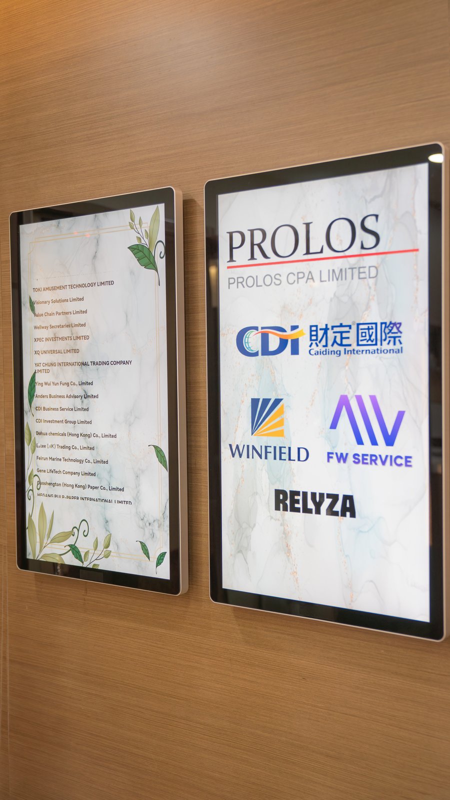 财定国际旗下品牌：PROLOS会计师事务所、CDI财定国际、WINFIELD秘书服务